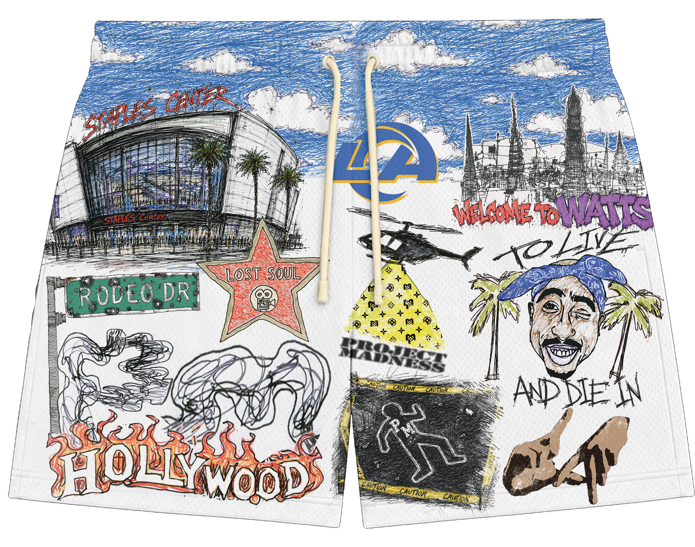 PROJECT MADNESS "LA GONE MAD" SHORTS