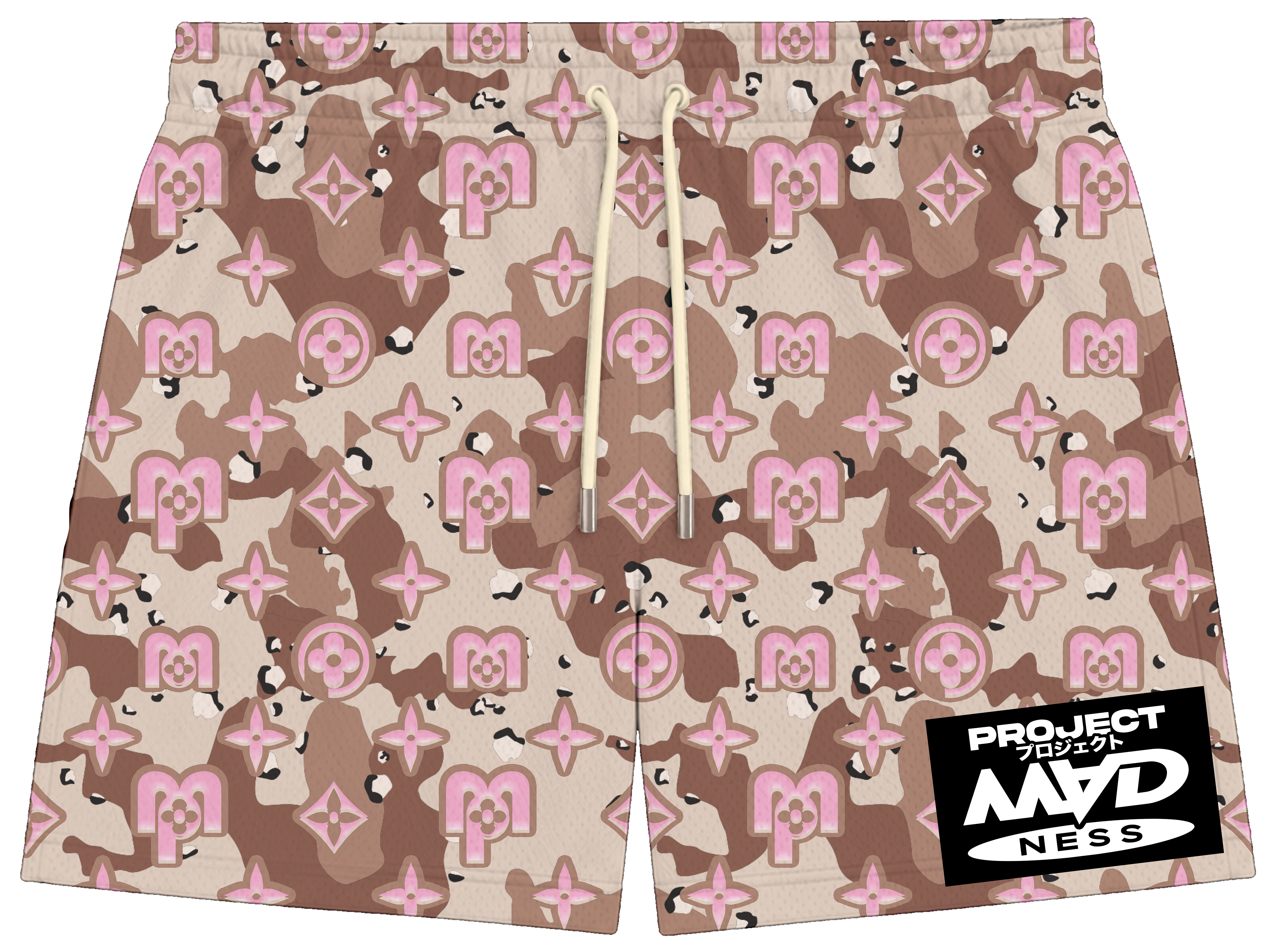 PROJECT MADNESS "DESERT CAMO" SHORTS