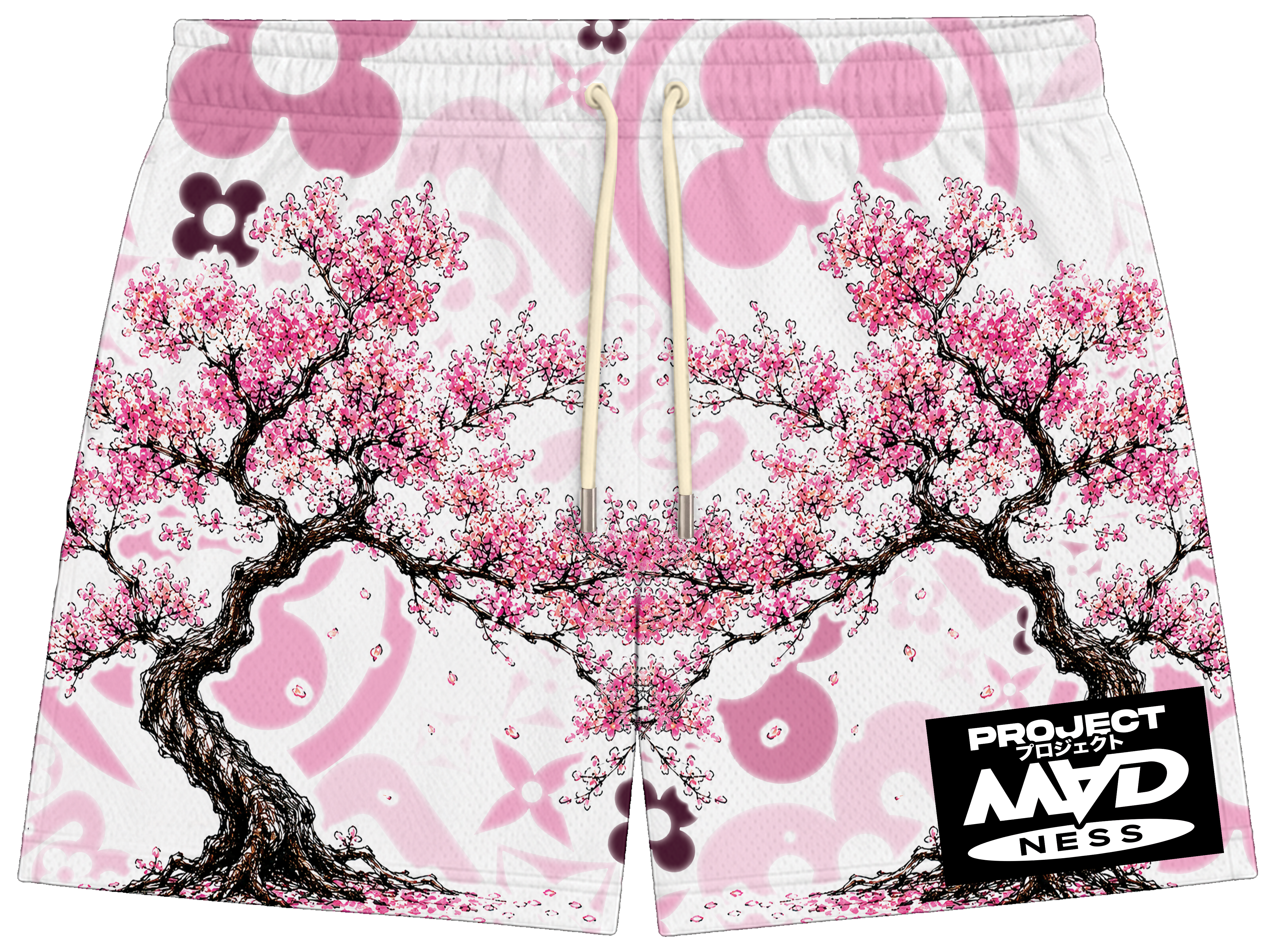 PROJECT MADNESS "PINK CHERRYBLOSSOM" SHORTS