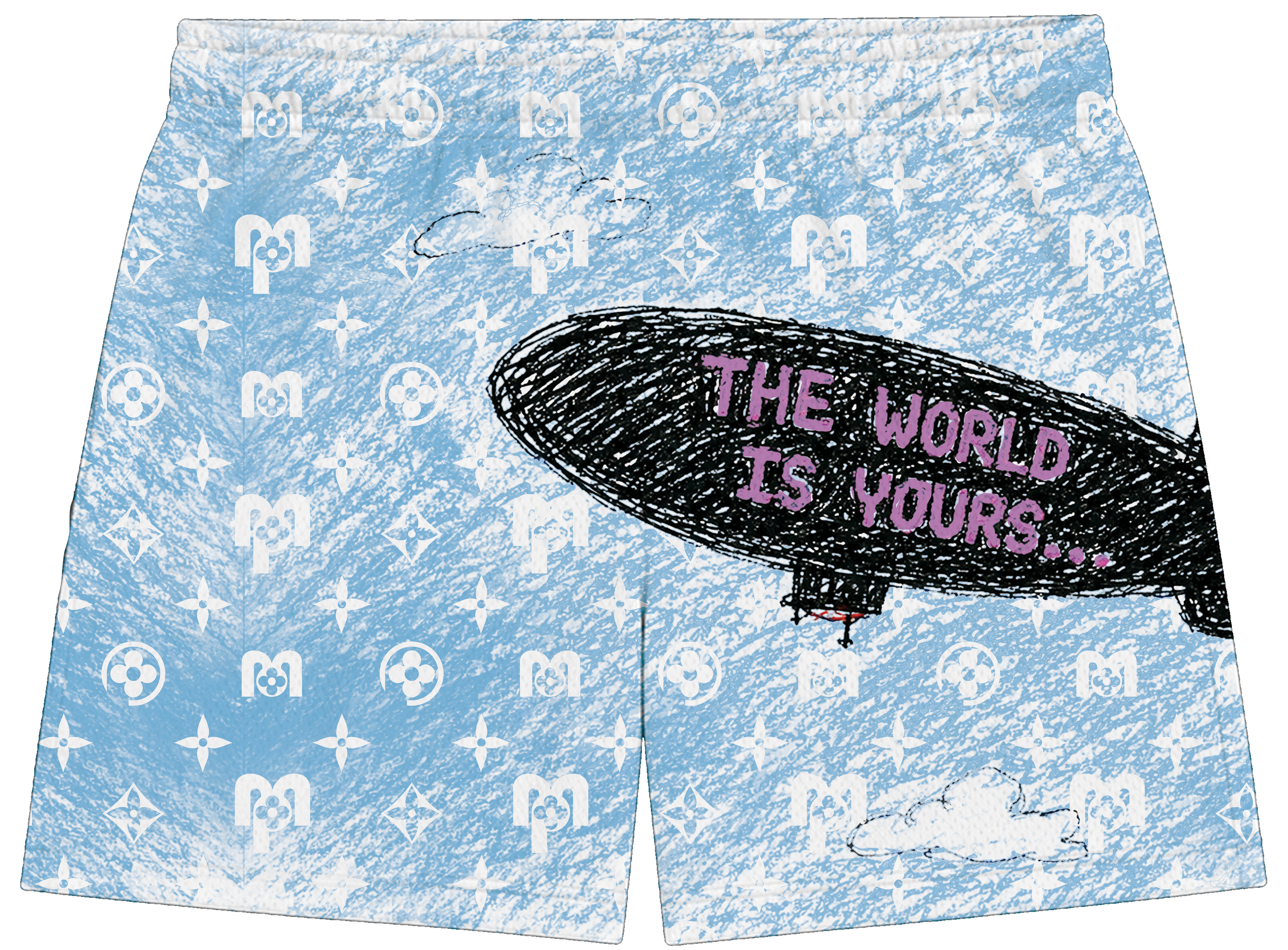 PM "THE WORLD IS YOURS" SHORTS