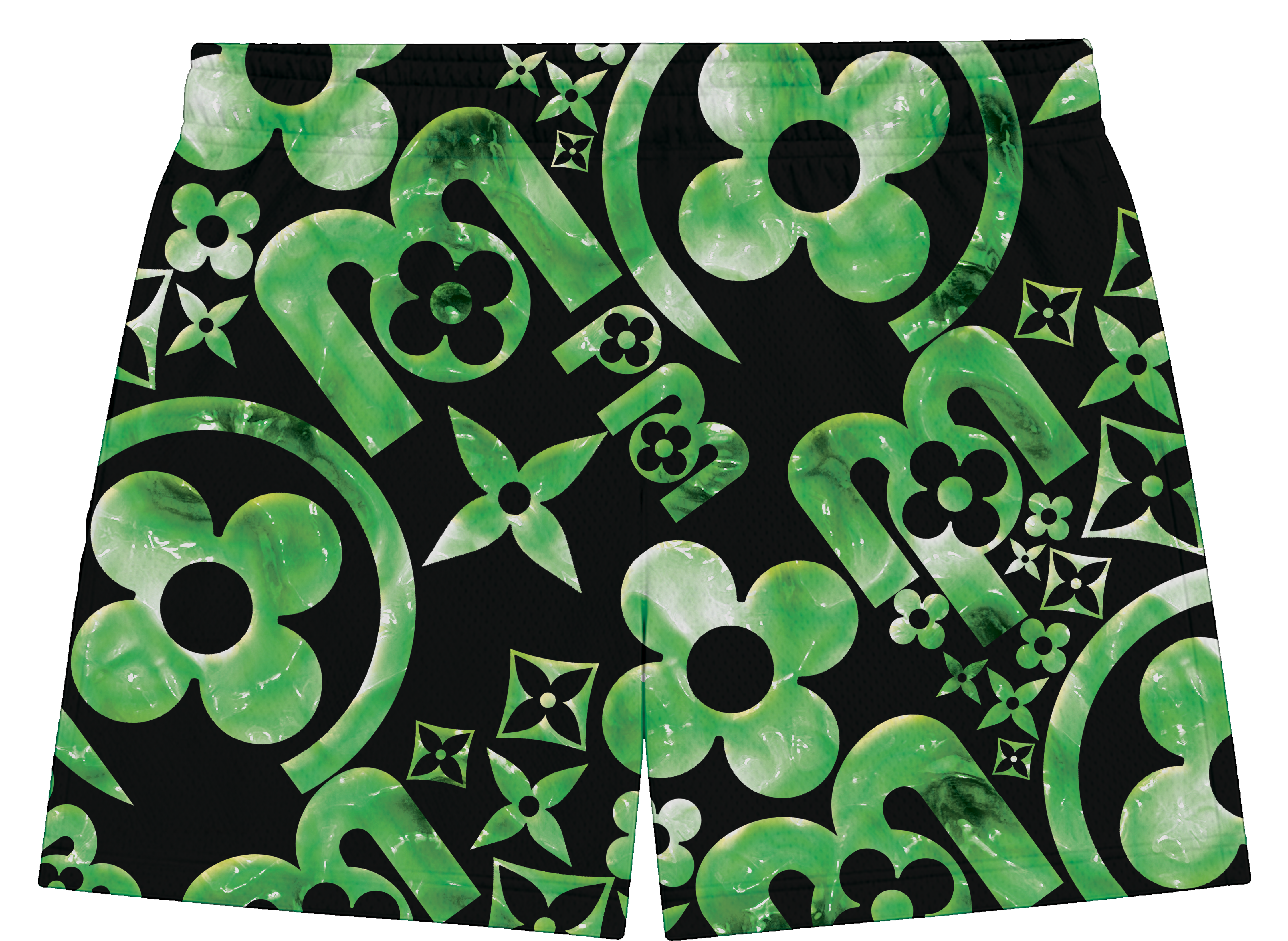 PROJECT MADNESS "GREEN/BLACK" SHORTS
