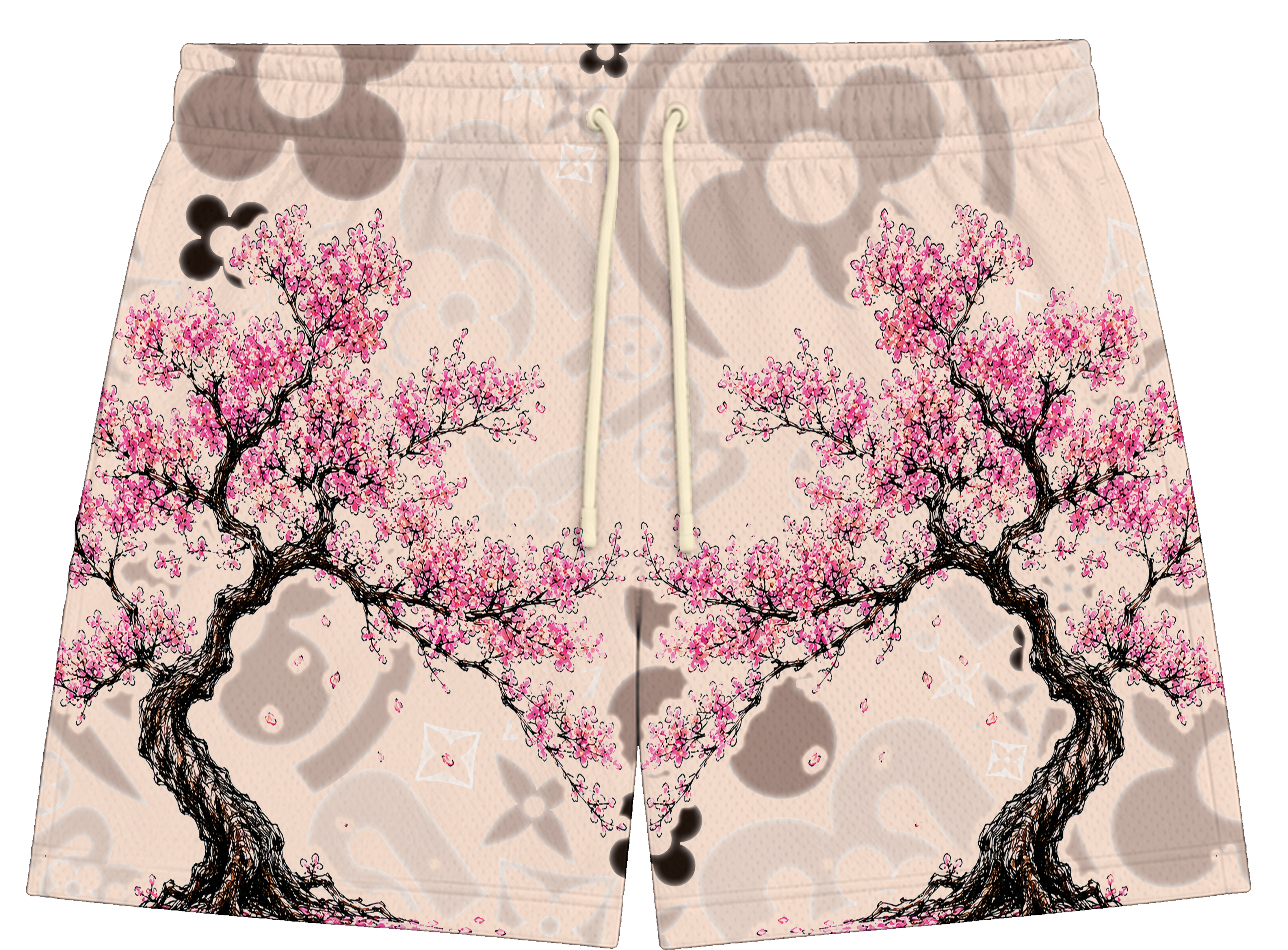 PROJECT MADNESS "BROWN CHERRYBLOSSOM" SHORTS