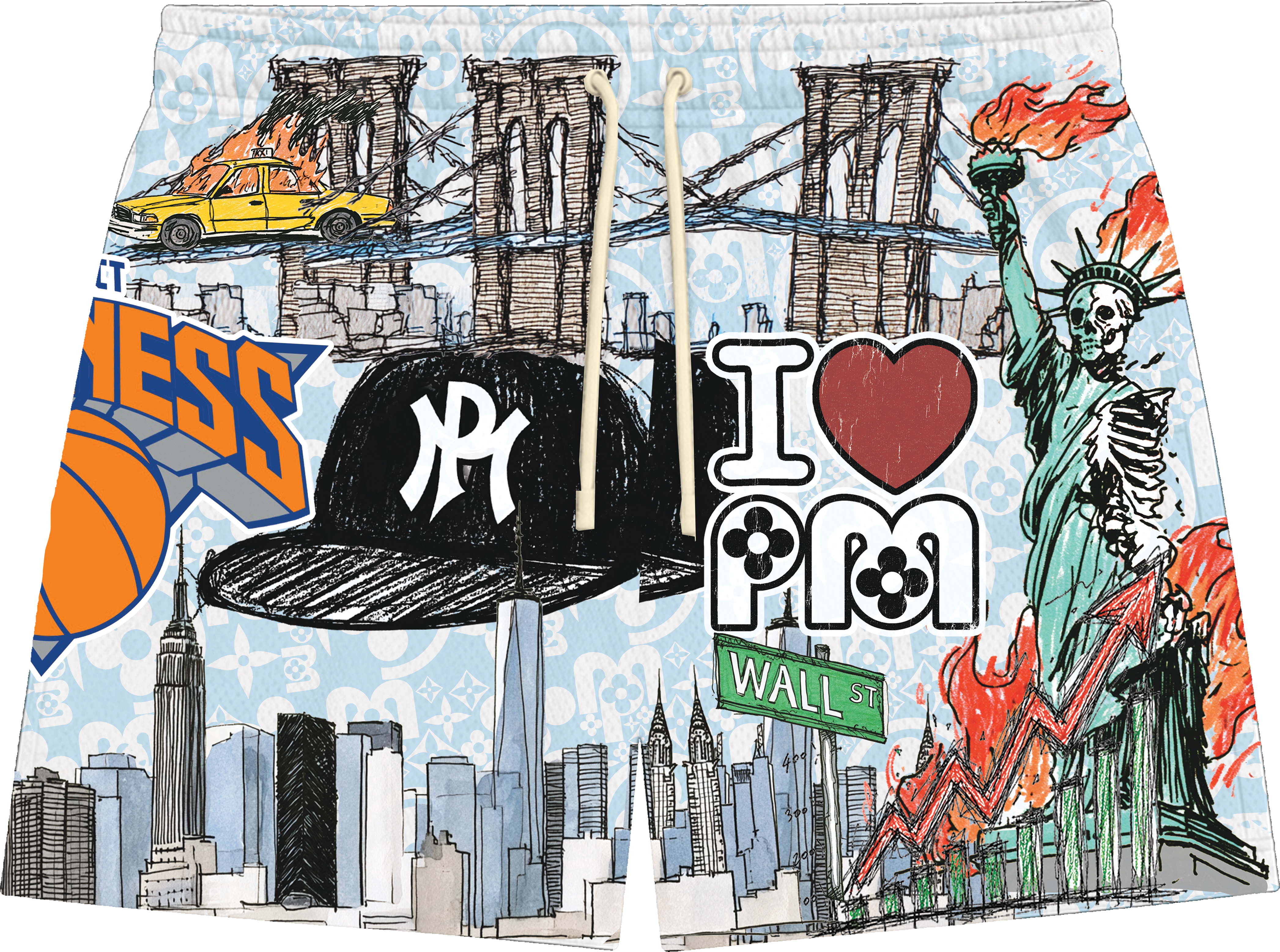 PROJECT MADNESS "NY GONE MAD" SHORTS